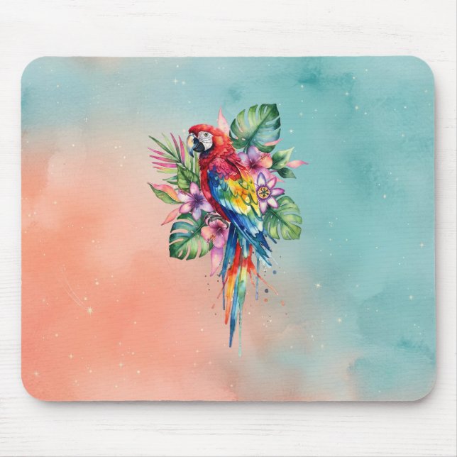 Papagei Mousepad (Vorne)