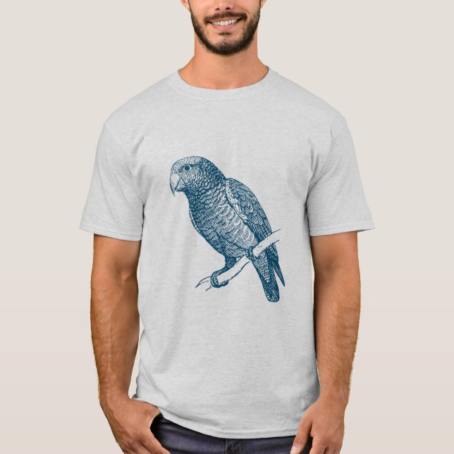 Papagei - Ocean Blue T-Shirt (Vorderseite)