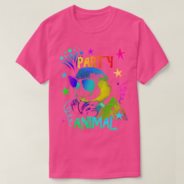 Papagei-Party T-Shirt (Design vorne)