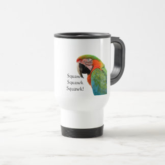 Papagei reist mit Macaw Reisebecher