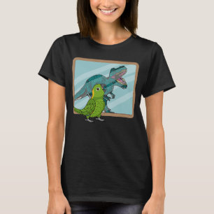 Papagei & Rex Reflektion I Gelbnackter Amazonas T-Shirt