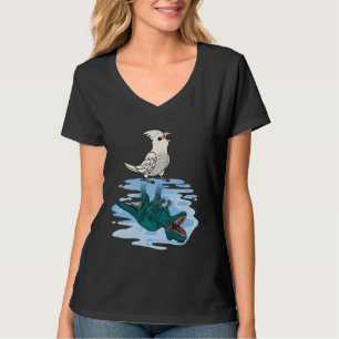 Papagei & Rex Reflektion I Goffins Cockatoo T-Shirt
