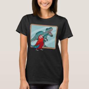 Papagei & Rex Reflektion I Green Winged Macaw T-Shirt