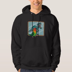 Papagei & Rex Reflexion I Fischers Unzertrennliche Hoodie
