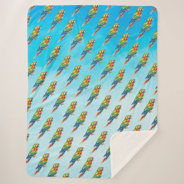 Papagei Sherpadecke (Vorderseite)