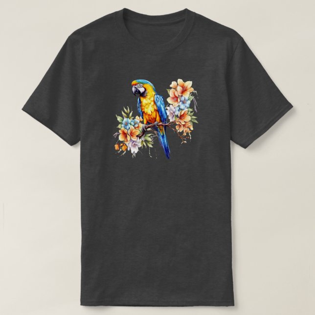 Papagei-T - Shirt (Design vorne)
