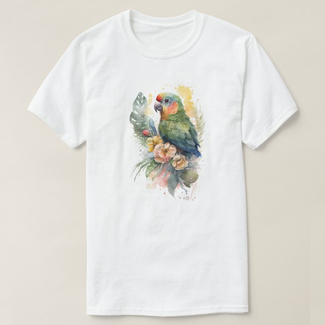 Papagei-T - Shirt (Design vorne)