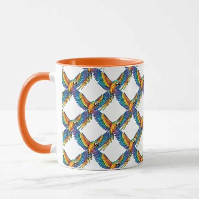Papagei Tasse (Links)