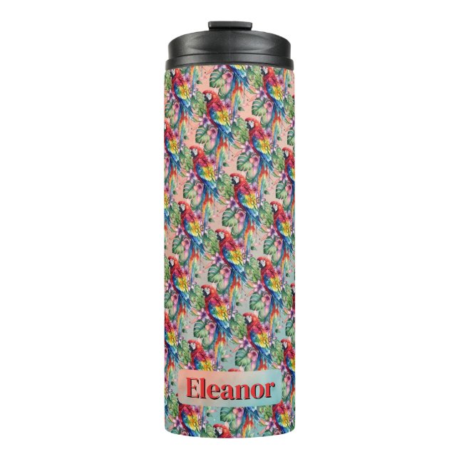 Papagei Thermosbecher (Vorderseite)