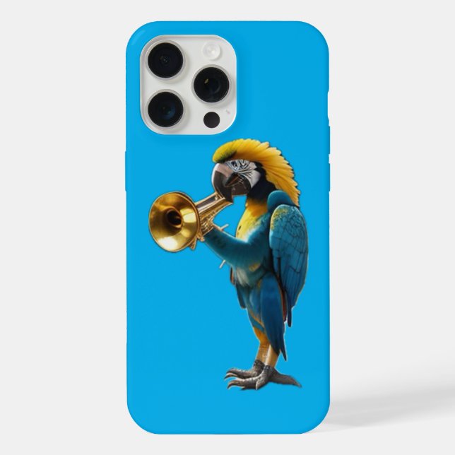 Papagei Trompeter iPhone Hülle (Rückseite)