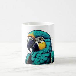 Papagei Tropischer Vogel Design Tasse