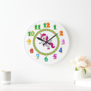 Papagei-Uhr Große Wanduhr