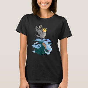 Papagei und Drachen Reflektion I Cockatiel T-Shirt