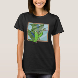 Papagei und Drachen Reflektion I Green Parrotlet 1 T-Shirt