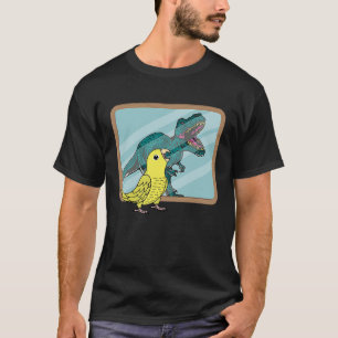 Papagei und Rex Reflektion I Gelber Paprika T-Shirt