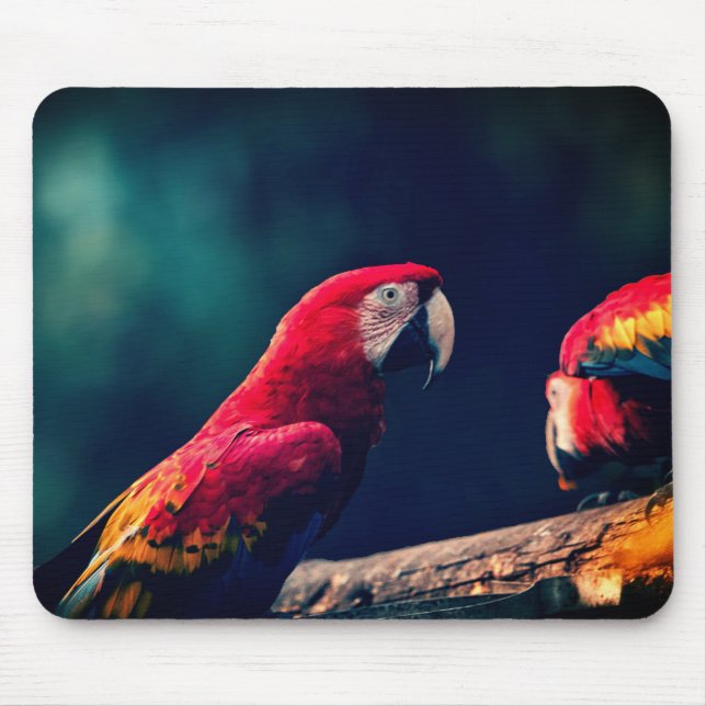 Papagei, Vogel, Ara Mousepad (Vorne)