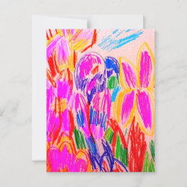 Papagei zeichnend postkarte