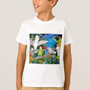 Papageien der Welt T-Shirt