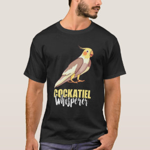 Papageien Haustier Weißer Vogel Kakadu Nymphensitt T-Shirt