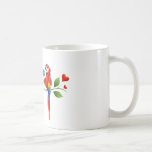 Papageien Kaffeetasse