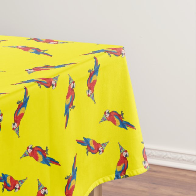 Papageien-Kinder-Geburtstagsfeier Tischdecke (Beispiel)