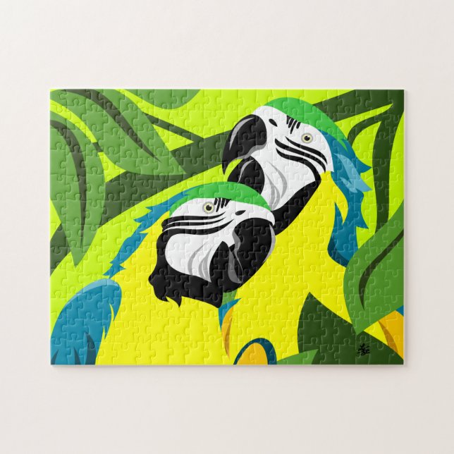 Papageien-Kunst-Puzzlespiele Puzzle (Horizontal)