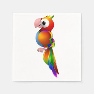 Papageien-Papierservietten Serviette