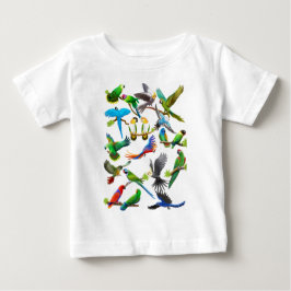 Papageien reichlich baby t-shirt