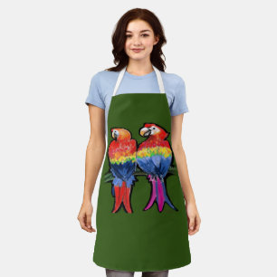 Papageien Schürze