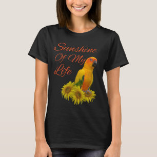 Papageien-Sonnenschein-Sonnenblume Sun Conure T-Shirt