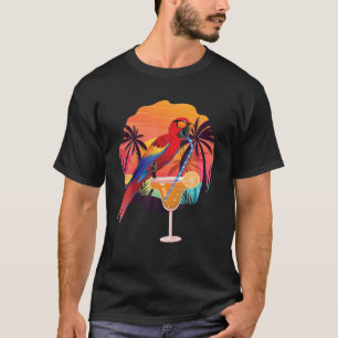 Papageien trinken Margarita Hawaiian T-Shirt
