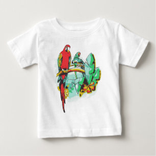 Papageien-Trio Baby T-shirt
