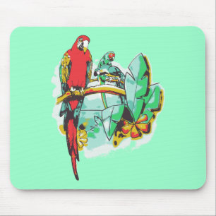 Papageien-Trio Mousepad