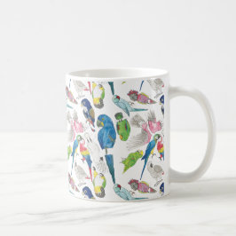 Papageien und 'Toos Kaffeetasse