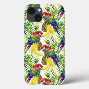 Papageien und tropische Frucht Case-Mate iPhone Hülle