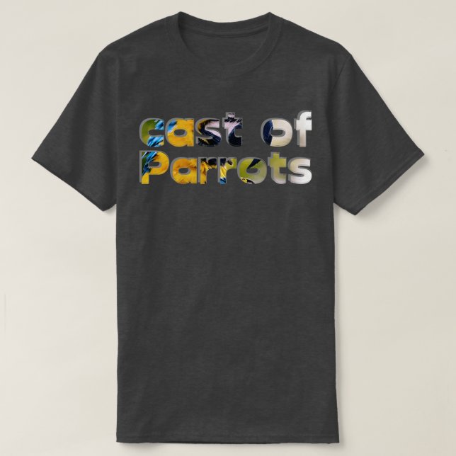 Papageienbesetzung T-Shirt (Design vorne)