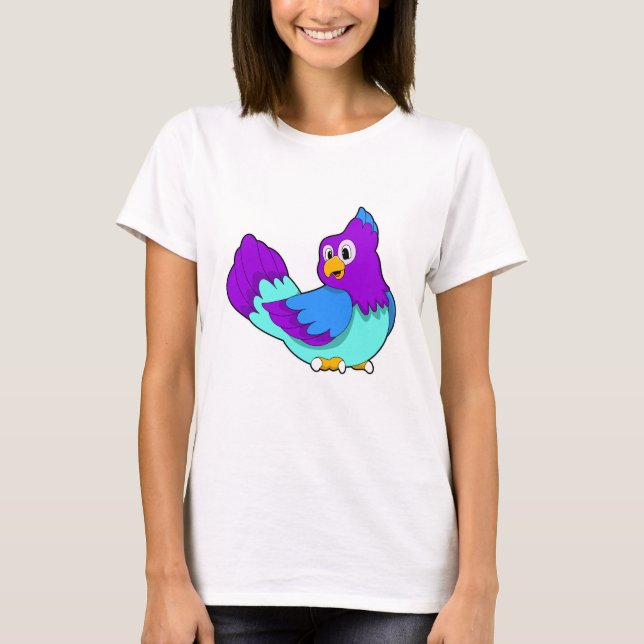 Papageienblau T-Shirt (Vorderseite)