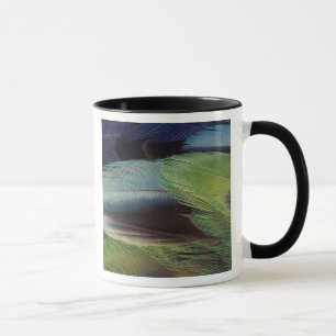 Papageienfeder-Musterdesign Tasse