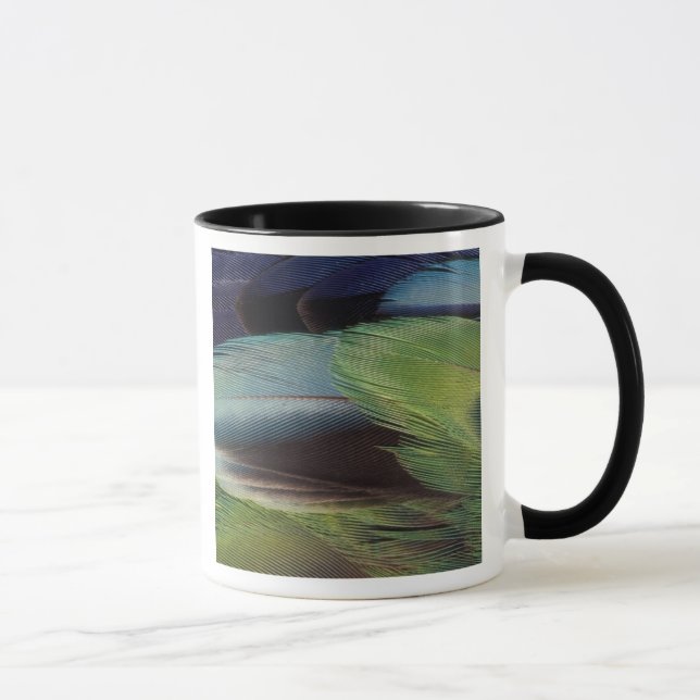 Papageienfeder-Musterdesign Tasse (Rechts)