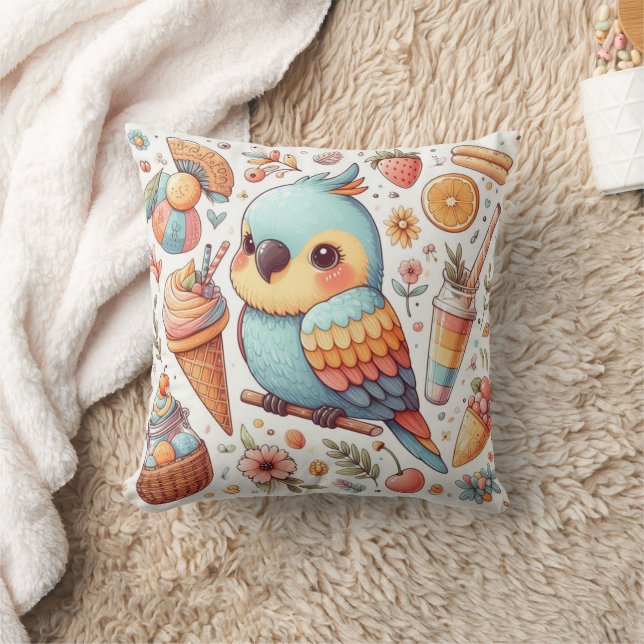 Papageienkissen Kissen (Decke)