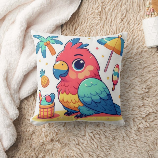 Papageienkissen Kissen (Decke)