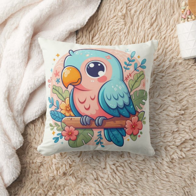 Papageienkissen Kissen (Decke)