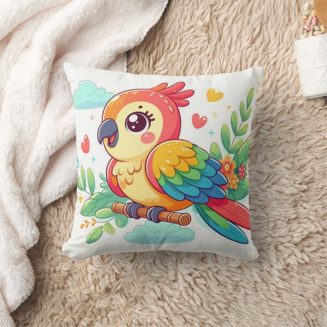 Papageienkissen Kissen (Decke)