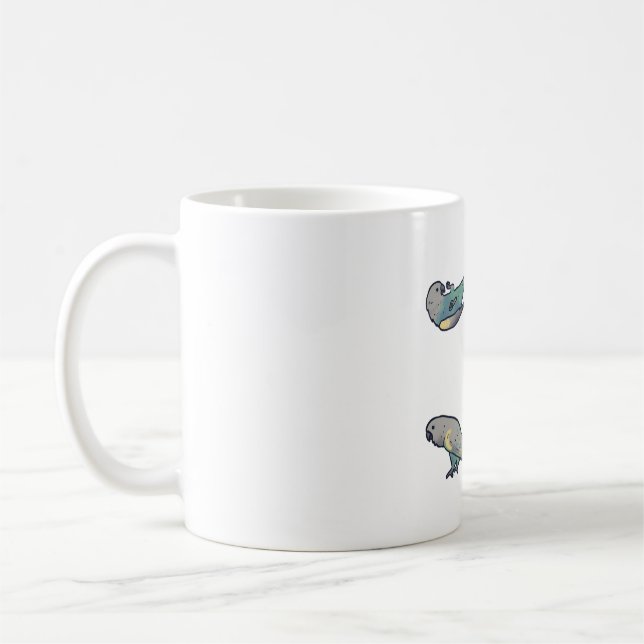 Papageienpackung Kaffeetasse (Links)