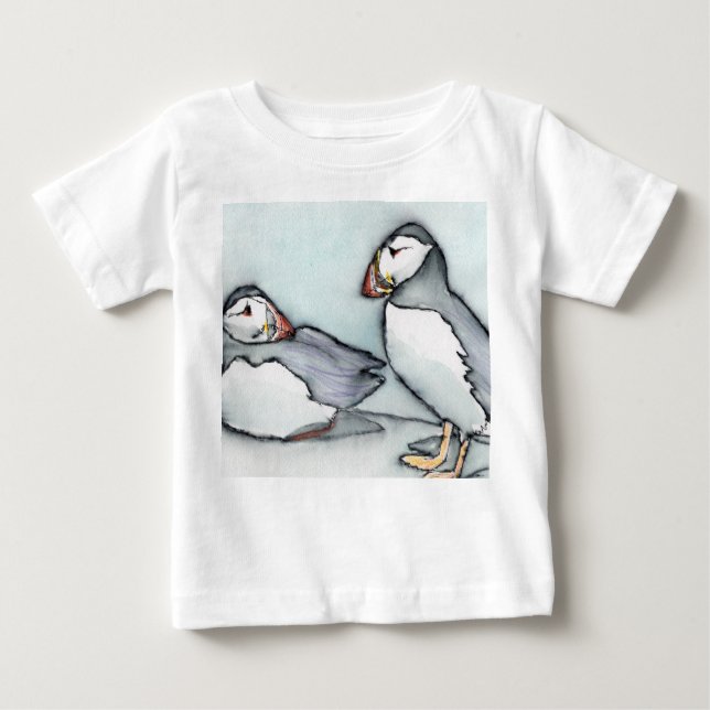 Papageientaucher Baby T-shirt (Vorderseite)
