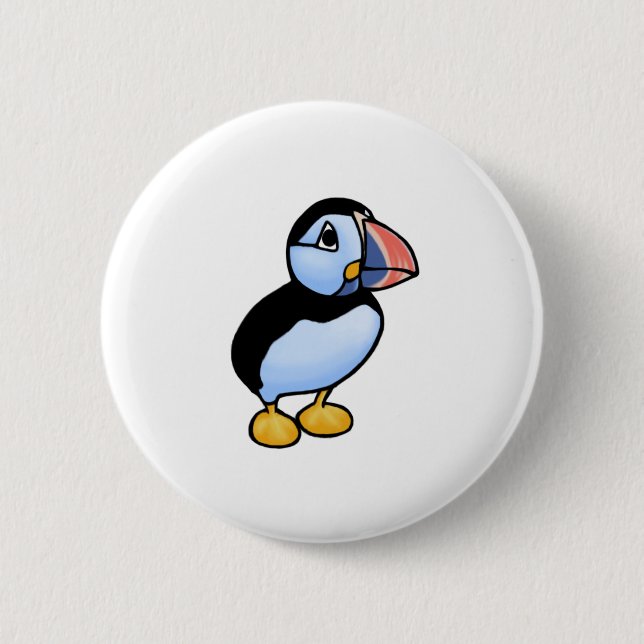 Papageientaucher Button (Vorderseite)