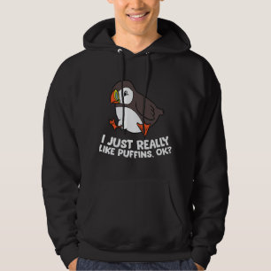 Papageientaucher-Fan Ich mag Papageientaucher einf Hoodie
