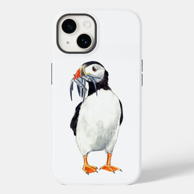 Papageientaucher-Handyhülle / -abdeckung Case-Mate iPhone Hülle (Rückseite)