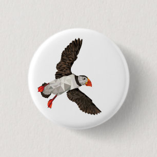 Papageientaucher-Knopf Button
