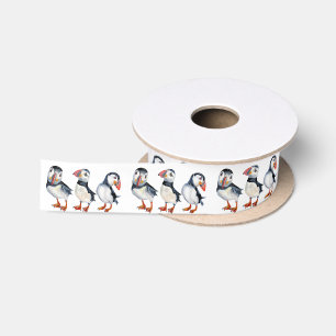 Papageientaucher Satinband